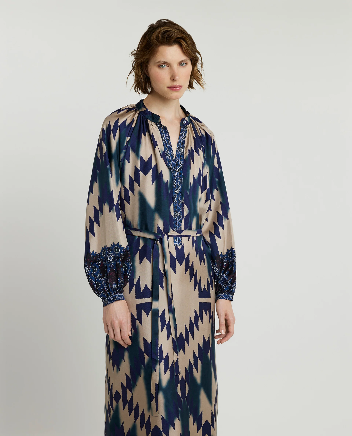 Pierre Silk maxi dress