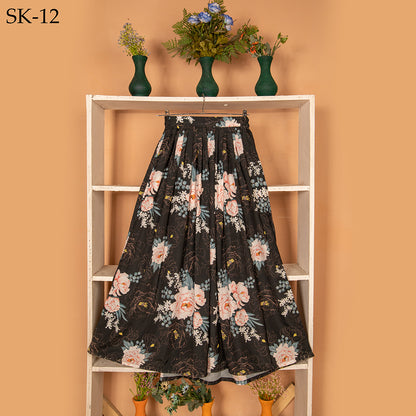 SK-12 BLACK & WHITE FLOWER