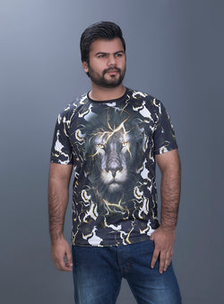 3D lion t-shirt