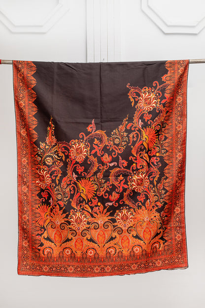 KASMIRI MOTIFS THEAM SHAWL DESIGN